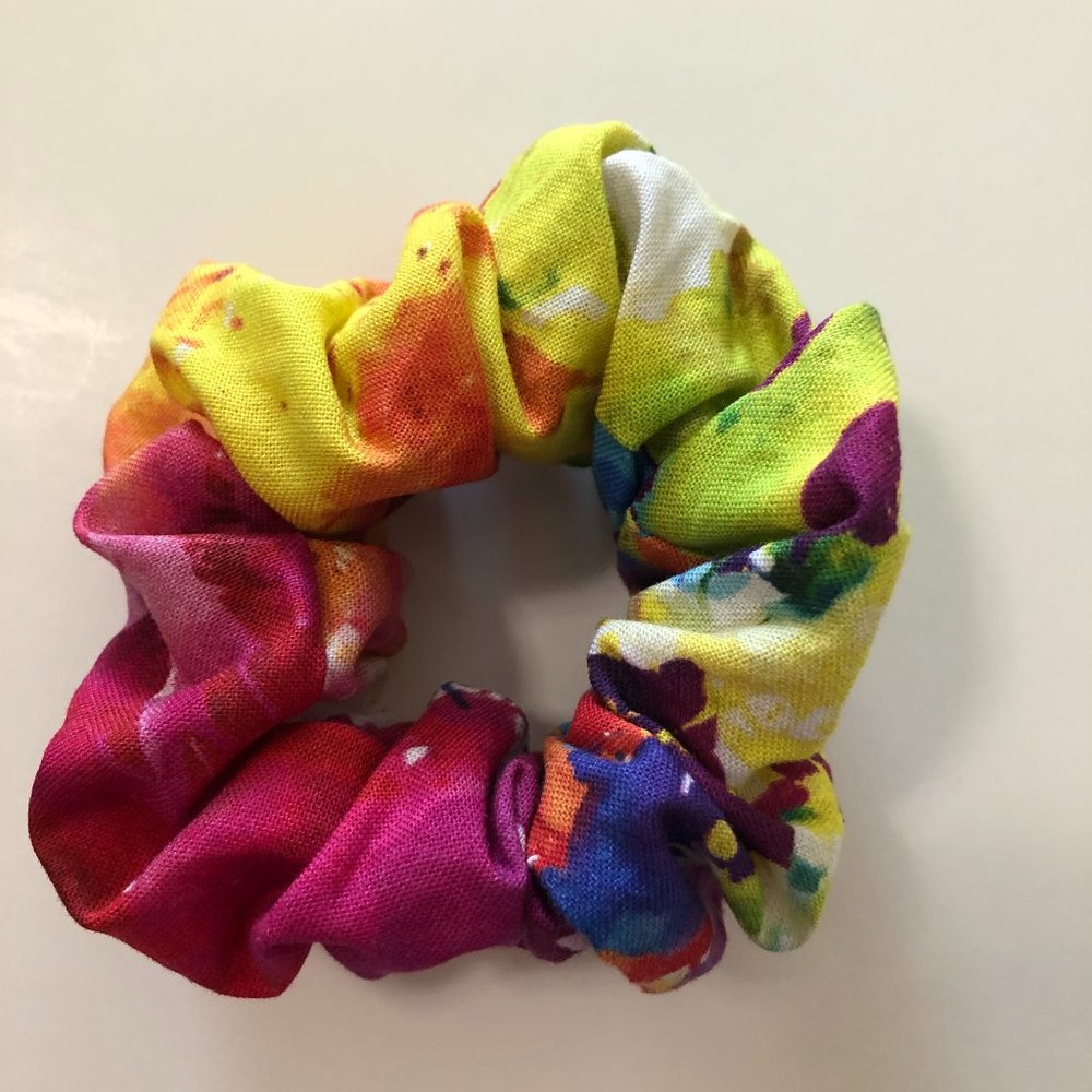 New Handmade Multi Color Premium Cotton Scrunchie with Wide Elastic